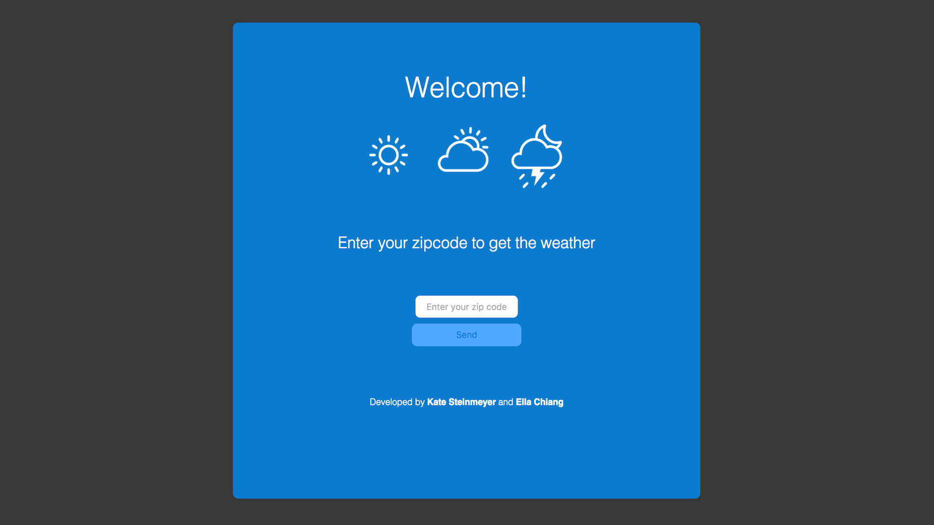 weather app desktop